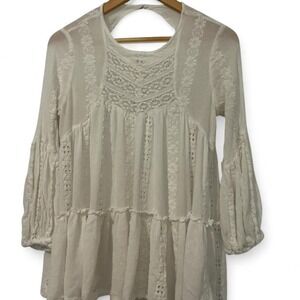 Free People kiss kiss tunic Bohemian top